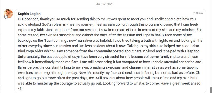 Client message